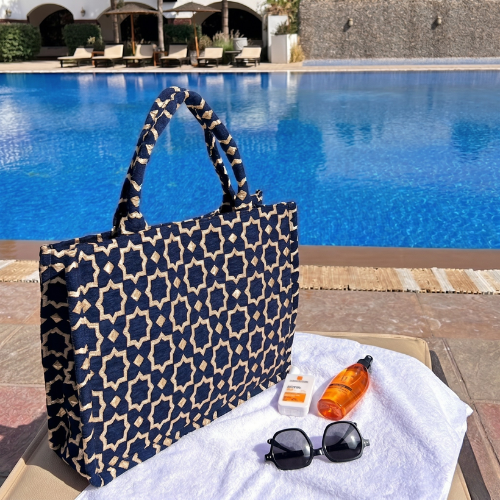 sac cabas bleu